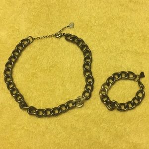 Park Lane chain necklace and bracelet